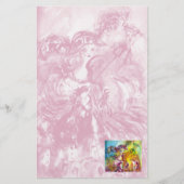 ARLECCHINA VIOLINIST / Venetiaanse carnavalsnacht Briefpapier (Voorkant)