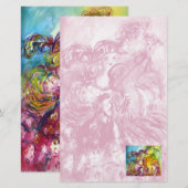 ARLECCHINA VIOLINIST / Venetiaanse carnavalsnacht Briefpapier (Voorkant / Achterkant)