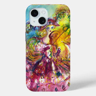 ARLECCHINA VIOLINIST / Venetiaanse carnavalsnacht iPhone 15 Case