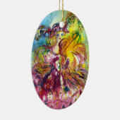 ARLECCHINA VIOLINIST / Venetiaanse carnavalsnacht Keramisch Ornament (Rechts)