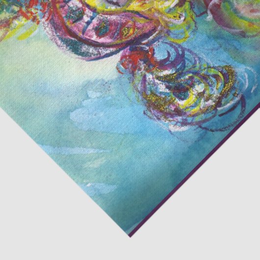 ARLECCHINA VIOLINIST / Venetiaanse carnavalsnacht Tissuepapier (Detail)