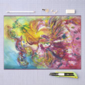 ARLECCHINA VIOLINIST / Venetiaanse carnavalsnacht Tissuepapier (Craft)