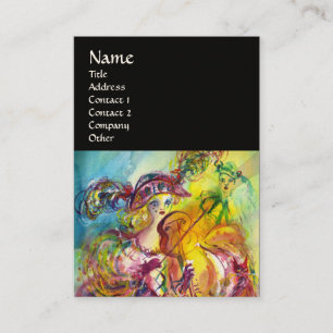 ARLECCHINA VIOLINIST, Violin, Music, Theaterarties Visitekaartje