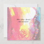 ARLECCHINO EN COLOMBINA /Venetiaans Carnaval Aankondiging (Achterkant)