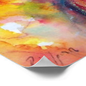 Arlecchino en Colombina/Venetiaanse carnavalsgezic Poster (Hoek)