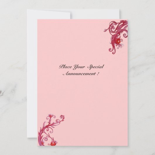 ARLECCHINO EN COLOMBINA/Venetian Mardi Gras Aankondiging (Achterkant)