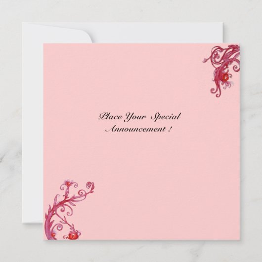 ARLECCHINO EN COLOMBINA/Venetian Mardi Gras Aankondiging (Achterkant)