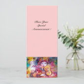 ARLECCHINO EN COLOMBINA/Venetian Mardi Gras Aankondiging (Staand voorkant)