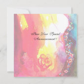 ARLECCHINO EN COLOMBINA/Venetian Mardi Gras Kaart (Achterkant)