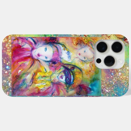 ARLECCHINO PIERO EN COLOMBINA Case-Mate iPhone CASE (Achterkant (horizontaal))