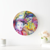 ARLECCHINO PIERO EN COLOMBINA GROTE KLOK (Huis)