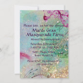 ARLECCHINO PIERO EN COLOMBINA MASQUERADE KAART (Achterkant)