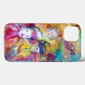 ARLECCHINO PIERO EN COLOMBINA/MONOGRAM Case-Mate iPhone CASE (Achterkant (horizontaal))