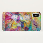 ARLECCHINO PIERO EN COLOMBINA/MONOGRAM Case-Mate iPhone CASE (Achterkant (horizontaal))