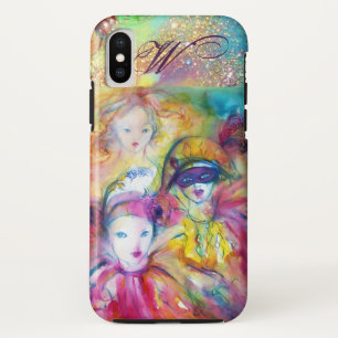 ARLECCHINO PIERO EN COLOMBINA/MONOGRAM iPhone XS HOESJE