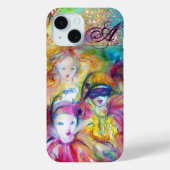 ARLECCHINO PIERO EN COLOMBINA/MONOGRAM Case-Mate iPhone CASE (Achterkant)
