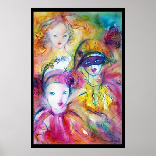 ARLECCHINO PIERO EN COLOMBINA POSTER (Voorkant)