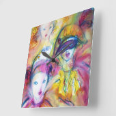 ARLECCHINO PIERO EN COLOMBINA VIERKANTE KLOK (Hoek)