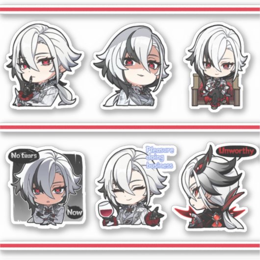 Arlecchino Stickers (Voorkant)