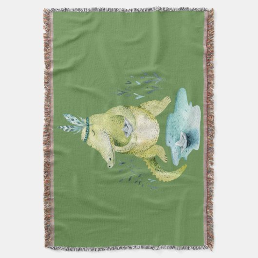 Arlena de Alligator Deken (Voorkant Verticaal)