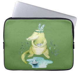 Arlena de Alligator Laptop Sleeve