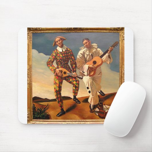 Arlequin et Pierrot Muismat (Met muis)