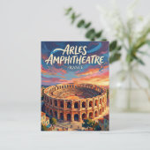 Arles Amphitheater Frankrijk Briefkaart (Staand voorkant)