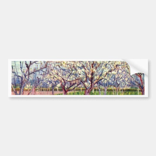 Arles by Vincent Van Gogh Bumpersticker (Voorkant)