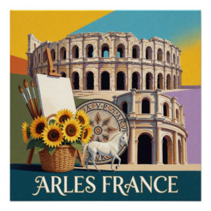 Arles Frankrijk Historische Stad Reizen Perfect Poster