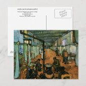 Arles Hospital Ward, Vincent van Gogh Briefkaart (Voorkant / Achterkant)