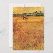 Arles: Uitzicht van Wheat Fields door Vincent van  (Voorkant)