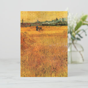 Arles: Uitzicht van Wheat Fields door Vincent van