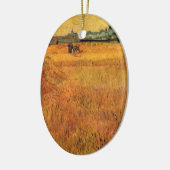 Arles: Uitzicht van Wheat Fields door Vincent van  Keramisch Ornament (Links)