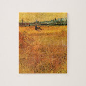 Arles: Uitzicht van Wheat Fields door Vincent van  Legpuzzel (Verticaal)
