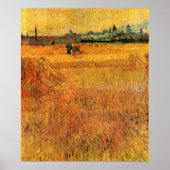 Arles: Uitzicht van Wheat Fields door Vincent van Poster (Voorkant)