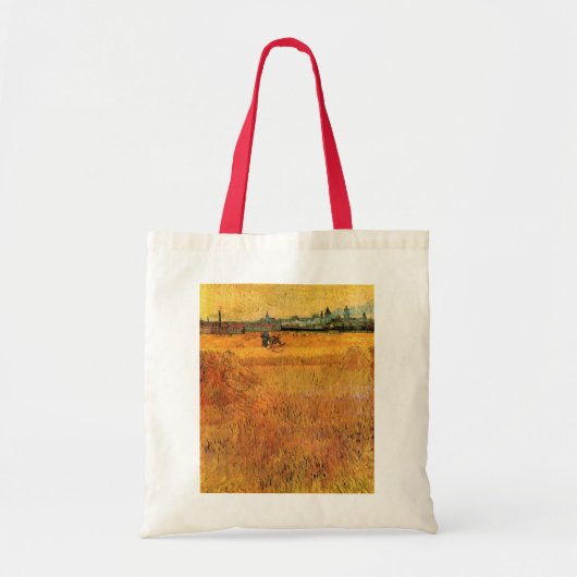 Arles: Uitzicht van Wheat Fields door Vincent van  Tote Bag (Voorkant)