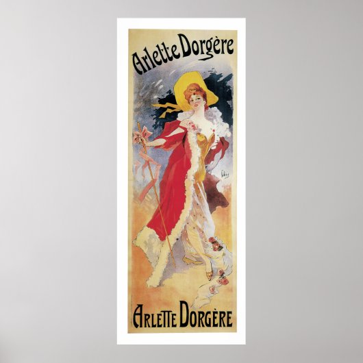 Arlette Dorgere, 1904 Art Nouveau Poster (Voorkant)