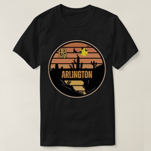 Arlington, Arizona T-shirt (Design voorkant)