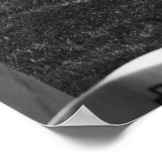 Arlington B&W-vlag Kleur Poster (Hoek)