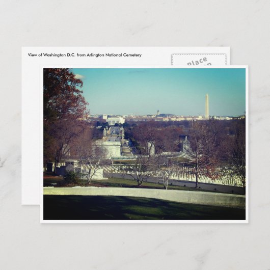 Arlington-begraafplaats Briefkaart (Voorkant / Achterkant)