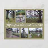 Arlington Cemetery Collage Briefkaart (Voorkant)