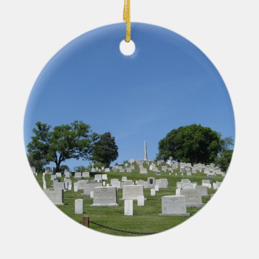 Arlington Cemetery Keramisch Ornament (Achterkant)