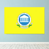 Arlington County vlag Canvas Afdruk (Insitu (Houten vloer))