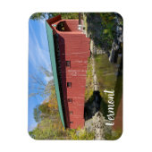 Arlington Covered Bridge in Vermont Magneet (Verticaal)