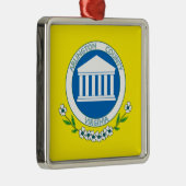 Arlington Flag (Virginia, VS) (provincie Arlington Metalen Ornament (Rechts)