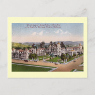 Arlington Hotel, Santa Barbara, Californië Vintage Briefkaart
