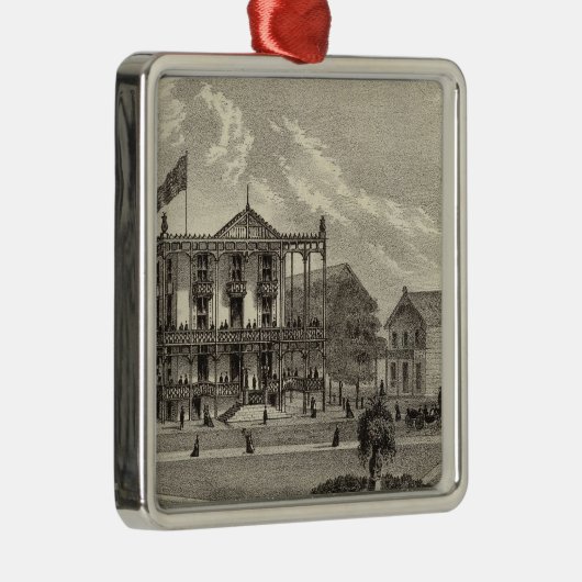 Arlington House, Ocean Grove, NJ Metalen Ornament (Rechts)