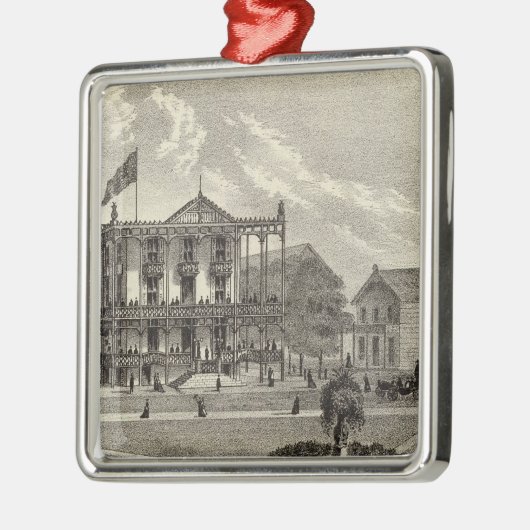 Arlington House, Ocean Grove, NJ Metalen Ornament (Links)