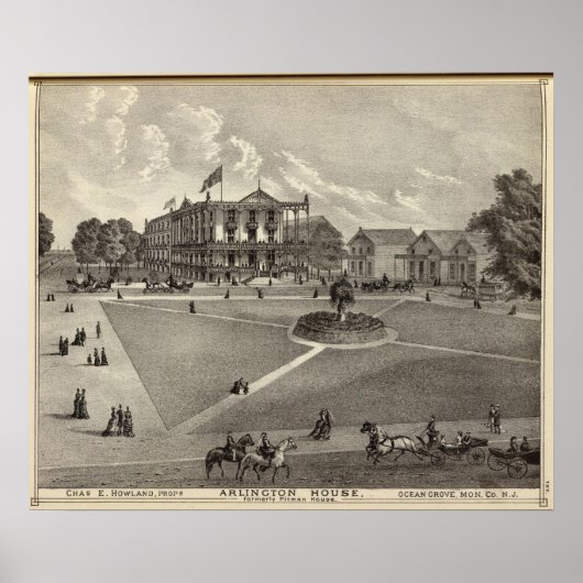 Arlington House, Ocean Grove, NJ Poster (Voorkant)