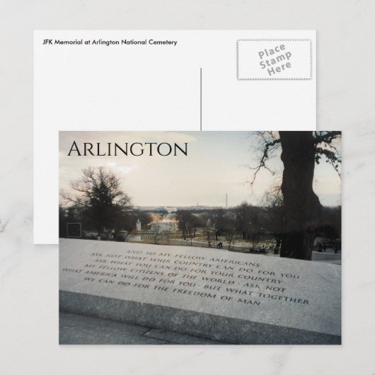 arlington jfk briefkaart (Voorkant / Achterkant)